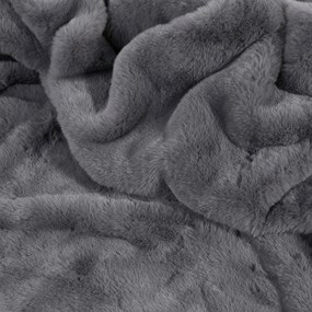 Goldea pătură din microfibră de lux - gri închis 150 x 200 cm