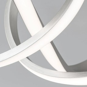 Lustra LED aplicata stil minimalist CIRCUS crom satin