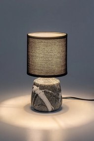 Lampa de masa decorativa marmura/negru Nalisa