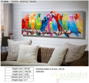 Tablou decorativ modern, dim.70x200cm, TROPIC 772518