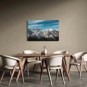 Tablou cu vârfuri înzăpeziți, Fiordland (90x60 cm)