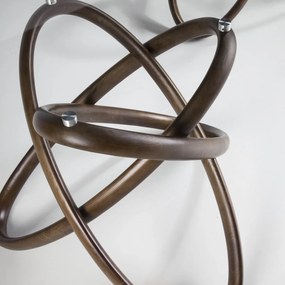 Masa dining design deosebit Walnut Wood, 130cm AC-DT16069-130