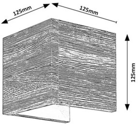 Aplică LED CINNAMON LED/7W/230V Rabalux 3090