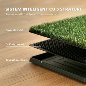 PawHut toaletă pentru câini sintetică | Aosom Romania