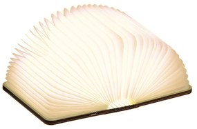 Lampă pliabila "Smart Book" mini, nuc - Gingko