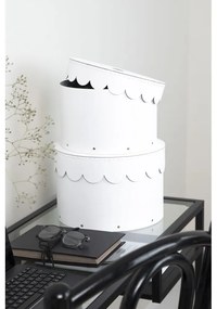 Cutii de depozitare 2 buc. din carton cu capac Wilma – Bigso Box of Sweden