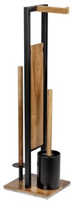 WENKO 25784100 - Set WC RIVALTA 18 x 70 cm, maro/negru