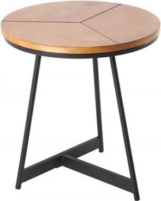 Masuta laterala design industrial vintage Oak Elegance 45cm