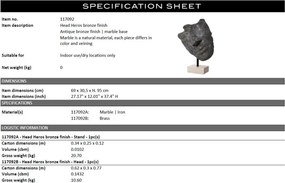 Statueta / Figurina decorativa design LUX Head Heros