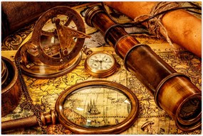 Tablou - uneltele itorice ale marinarior (90x60 cm)