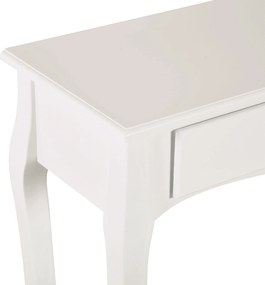 HOMCOM Consolă pentru Hol cu Raft Depozitare și Design Modern, 100x33x75 cm, Alb | Aosom Romania