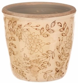 Vase ceramică pentru flori Flores retro, 13 x 12cm, 13 cm