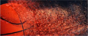 Tablou - Meci de baschet (120x50 cm)