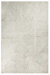 Covor crem lavabil/țesut manual din lână 170x240 cm Almond Valley – Lorena Canals