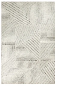 Covor crem lavabil/țesut manual din lână 170x240 cm Almond Valley – Lorena Canals