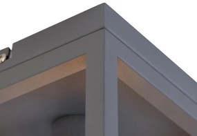 Plafoniera inteligentă industrială gri închis incl. Wifi G95 - Cage