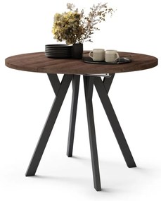 Masă extensibilă de dining ARTUR stejar/negru