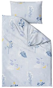 Lenjerie de pat din microfibră albastră SELAMO