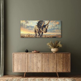 Tablou - Triceratops (120x50 cm)