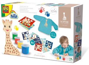 Girafa Sophie - Set acuarele pentru degetele cu planse si sort