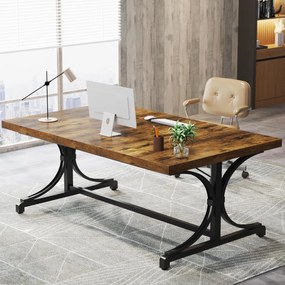 BII208 - Masa de Birou 160 cm, office, sala conferinta, stil industrial - Maro