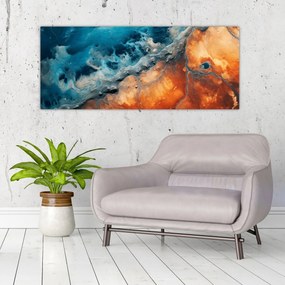 Tablou - Apă și foc (120x50 cm)