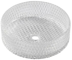 Chiuvetă rotundă din sticlă ø 39,5 cm Maragua – Sapho