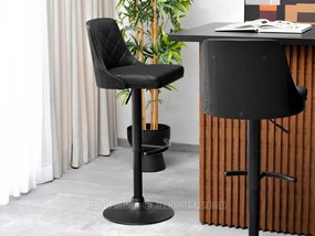 Scaun Haire (lemn negru + negru). 1110584