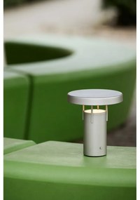 Veioză gri deschis LED cu intensitate reglabilă (înălțime 20 cm) BringMe – Hübsch