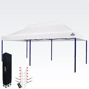 Cort petrecere 3x6m - fara 3 pereti - Alb