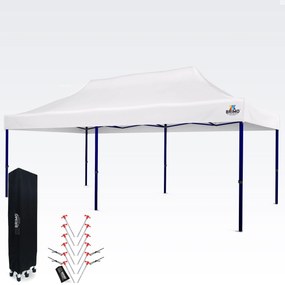 Cortină de petrecere impermeabilă 3x6m – Sărbătoare fără griji sub un acoperiș de 16,5m² - fara 3 pereti - Alb