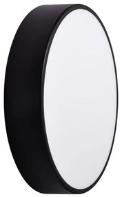 Plafonieră de exterior cu senzor CLEO 3xE27/24W/230V d. 40 cm neagră IP54