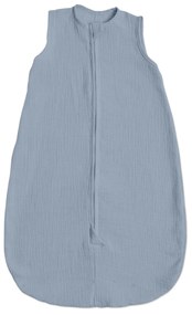 Sac de dormit de vara pentru copii din muselina dubla 0-6 luni Kidizi jeans bumbac 100%, 0.3 tog