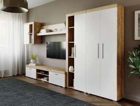 Mobila sufragerie - Living Milan C1 UNO Stejar