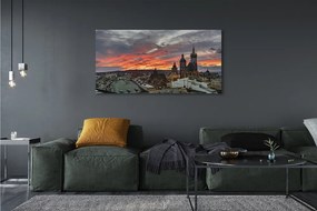 Tablouri canvas Cracovia Sunset Panorama