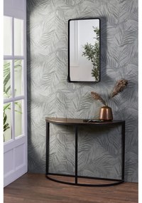 Masă consolă în culoarea bronz din metal 42x100 cm Peto – Light &amp; Living