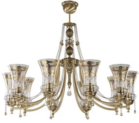 Candelabru 10 brate realizat manual Nico