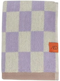 Prosop galben deschis/mov din bumbac organic 70x133 cm Retro – Mette Ditmer Denmark