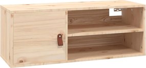 vidaXL Dulap de perete, 80x30x30 cm, lemn masiv de pin