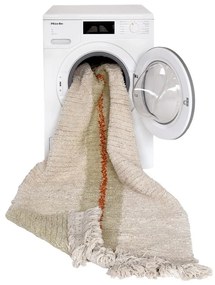 Covor tip traversă bej din bumbac 80x230 cm Duetto Sage – Lorena Canals