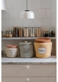 Coș de jucării pentru copii maro deschis din material textil ø 28x27 cm Honey Pot – Lorena Canals