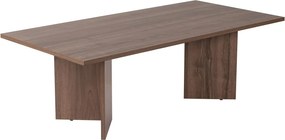Masuta cafea SABIN, nuc, PAL melaminat, 119x60x40 cm