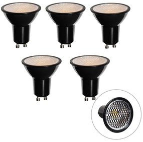 Set de 5 becuri LED GU10 reglabile 50mm Honey Rate 6W 400 lm 3000K