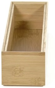 Organizator Compactor Bamboo Box, 30 x 7,5 x 6,35 cm, lemn natural