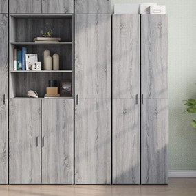 vidaXL Dulap înalt, gri sonoma, 40x42,5x185 cm, lemn prelucrat