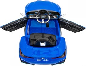 Masinuta Electrica cu acumulator pentru copii NOVOKIDS™ BMW I4, Cu telecomanda, Roti din Cauciuc EVA, Max 30 kg , Usi cu deschidere , 3 Viteze,