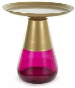 Măsuță de cafea Carini II A, auriu / violet
