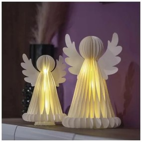 Decorațiune de Crăciun LED 20xLED/6xAA îngeri