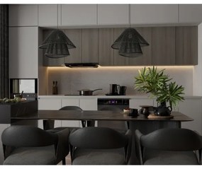 Lustră pe cablu MAXLIGHT P0580 AMALFI 1xE27/15W/230V d. 45 cm negru