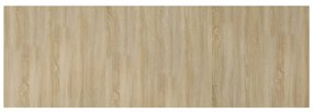 Tablie de pat,perete,stejar Sonoma,240x1,5x80 cm,lemn prelucrat 1, Maro
